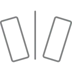 Accordion Horizontal SVG Icon